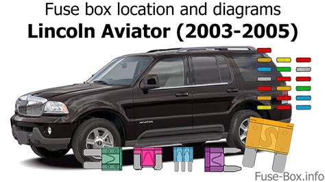 04 lincoln aviator power distribution box location|2004 lincoln aviator air filter manual.